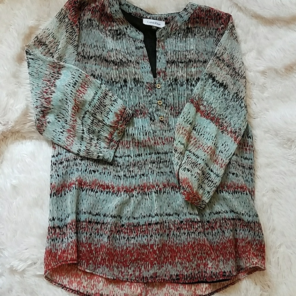 Calvin Klein Tunic Top summer light
